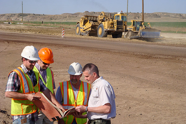 Montana Road Highway Improvement Wickens Construction